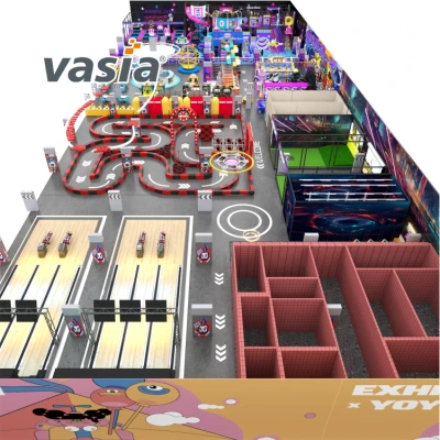 Vasia Play indoor amusement park, go‑kart track and arcade game equipment