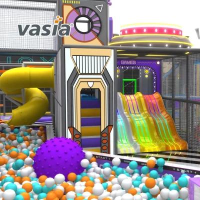 Vasia Play smart layout shopping mall indoor playground, custom commercial soft play equipment for kids