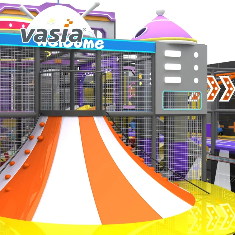 Vasia Play smart layout shopping mall indoor playground, custom commercial soft play equipment for kids