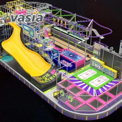 Vasia Play high‑ROI shopping mall indoor playground, profitable CE‑certified commercial soft play equipment