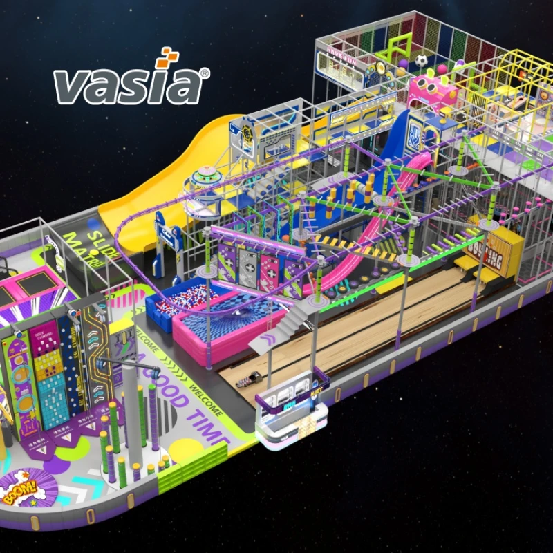 Vasia Play high‑ROI shopping mall indoor playground, profitable CE‑certified commercial soft play equipment