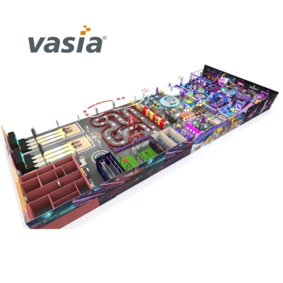 3D render of commercial family entertainment center by Vasia Play