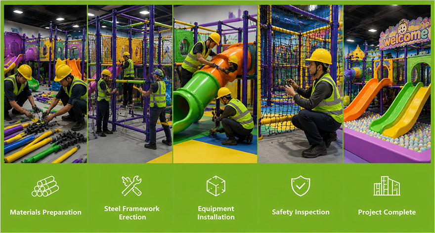 Completed Playground Final Safety Handover