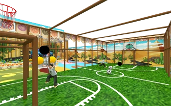 All-in-One Flex Court Interactive Sports Attraction